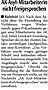 Zeitungsausschnitt