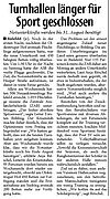 Zeitungsausschnitt