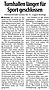 Zeitungsausschnitt