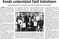 Zeitungsausschnitt