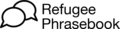Logo "Refugee Phrasebook"