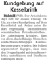 Zeitungsausschnitt