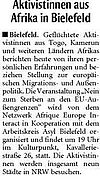 Zeitungsausschnitt