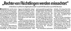 Zeitungsausschnitt