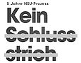 Kein Schluss-Strich