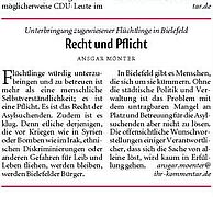 Zeitungsausschnitt