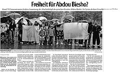 Zeitungsausschnitt