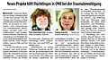 Zeitungsausschnitt