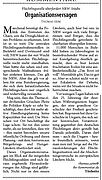 Zeitungsausschnitt