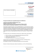 Faksimile Einladung Schulung Ehrenamt Trauma
