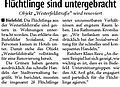 Zeitungsausschnitt