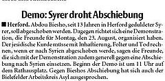 Zeitungsausschnitt