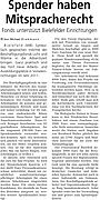 Zeitungsausschnitt