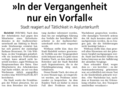 Zeitungsausschnitt