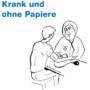 Titelseite "Broschüre: BAG Gesundheit/Illegalität - Krank und ohne Papiere - Fallsammlung"