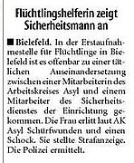 Zeitungsausschnitt