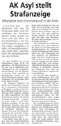 Zeitungsausschnitt