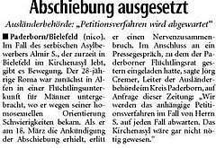 Zeitungsausschnitt
