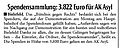 Zeitungsausschnitt
