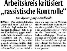 Zeitungsausschnitt